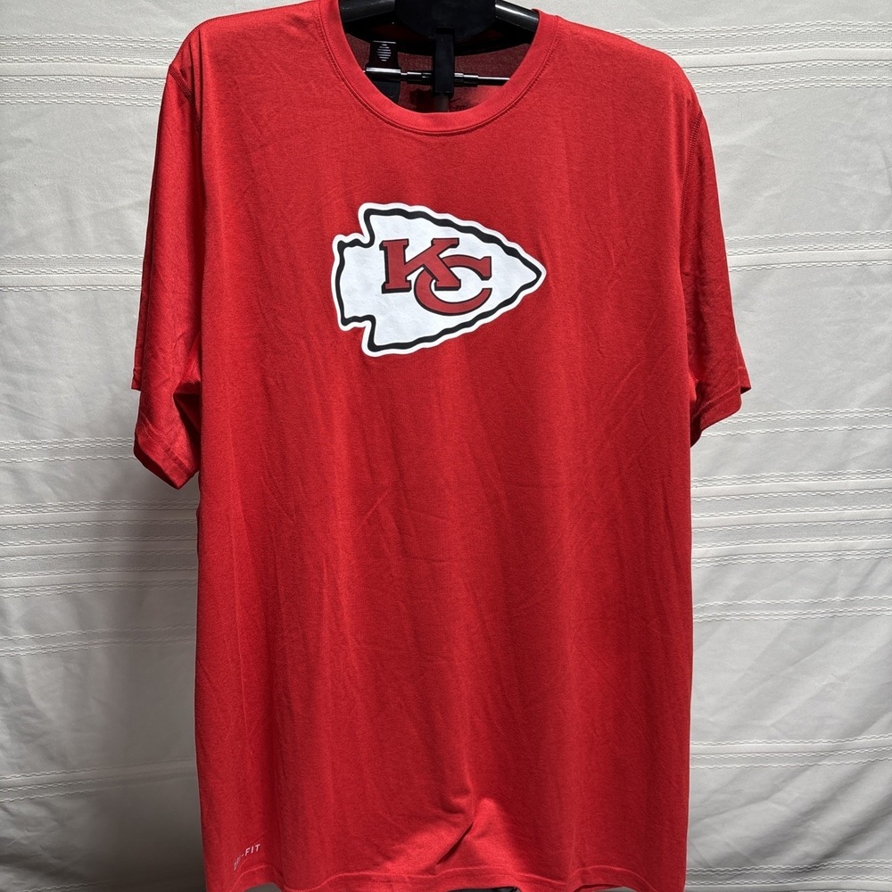 Kansas City Chiefs NFL On Field Apparel Nike Dri Fit Men's Red Shirt 2XL